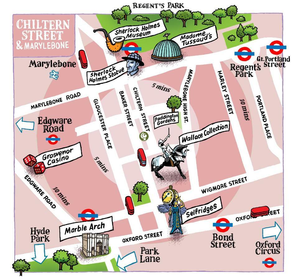 Chiltern Street Serviced Apartments - Marylebone Londra Exterior foto